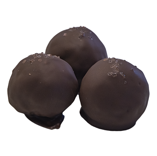 Dark Chocolate Plum Truffle Bites